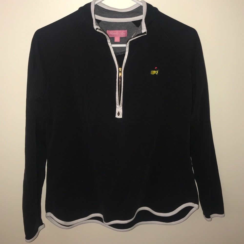 Masters Magnolia Lane Collection Half Zip in Black